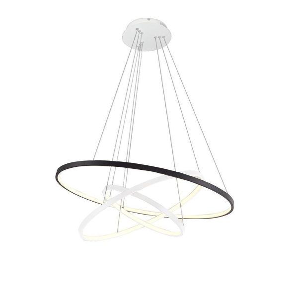 Adjustable Circles LED Dimmable with Remote Modern Chandeliers Pendant Light - Image 11