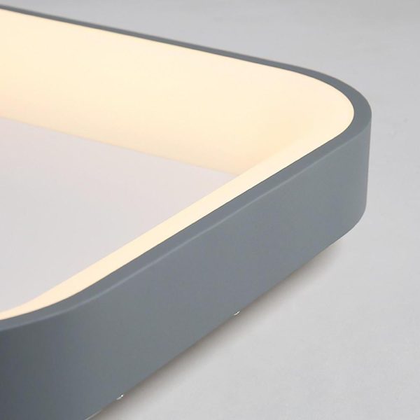 Square Shaped Modern LED Flush Mount Ceiling Light for Bedroom - Image 11