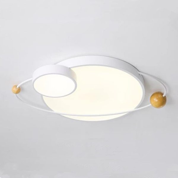 Circle Globes Flush Mount Ceiling Light LED Dimmable Light - Image 3