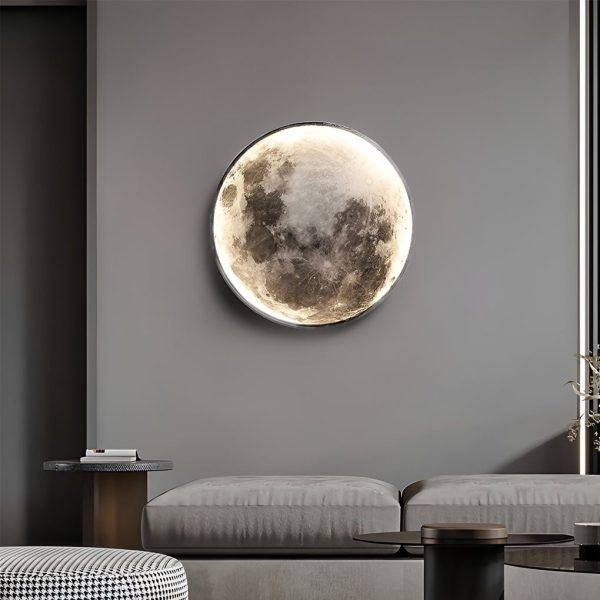 Lunar Moon Dimmable LED Modern Wall Lamp Wall Sconces Lighting Wall Lights - Image 3