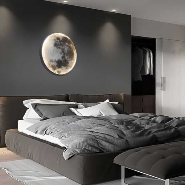 Lunar Moon Dimmable LED Modern Wall Lamp Wall Sconces Lighting Wall Lights - Image 6