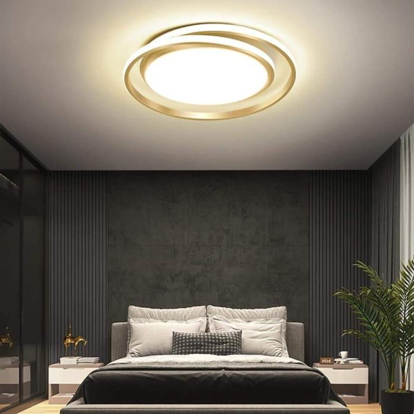 Minimalist Circular Dimmable LED Modern Flush Mount Ceiling Lighting - Image 3