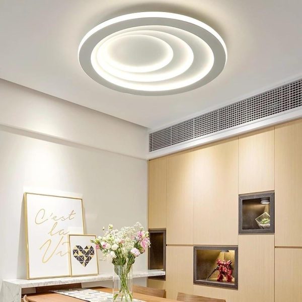 4 Graduated Circles LED Nordic Ceiling Lights Flush Mount Lighting - Image 4