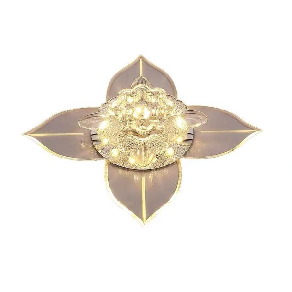 4 Pointed Classic Star LED Multi Color Crystal Modern Ceiling Lights - Image 9