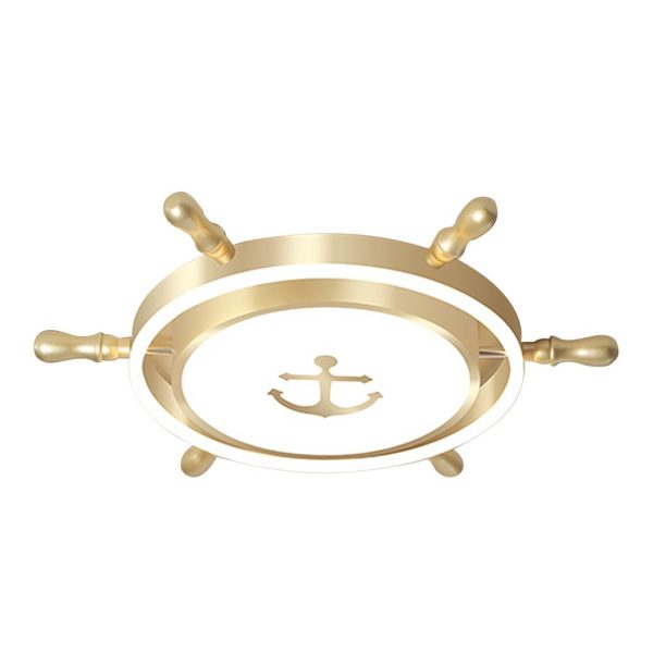 Mediterranean Style Cartoon Rudder Design LED High Transmittance Ceiling Lamp - Image 11