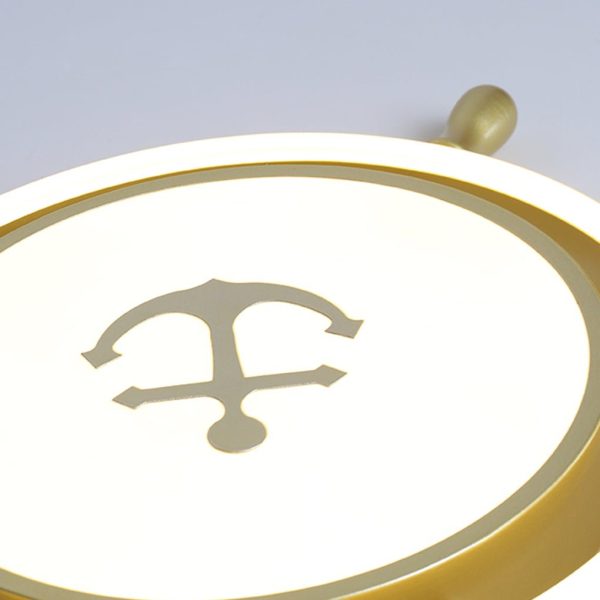 Mediterranean Style Cartoon Rudder Design LED High Transmittance Ceiling Lamp - Image 13
