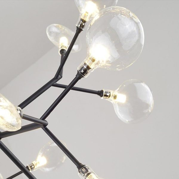 36 Lights LED Cluster Design Modern Sputnik Chandelier Ceiling Light - Image 10