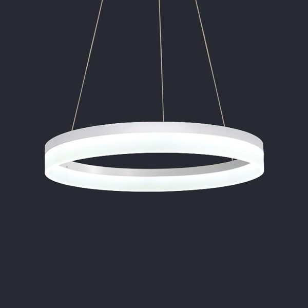 Thick Circle Modern Acrylic Pendant Lighting LED Kitchen Dining Room Lighting Ceiling Light - Image 6