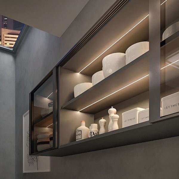 Mini Recessed Invisible LED Strip Lights Under Cabinet Lighting Linear Lights - Image 5