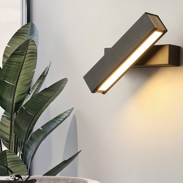Minimalist Creative Rotatable Design LED Background Wall Bedroom Wall Sconces - Image 7