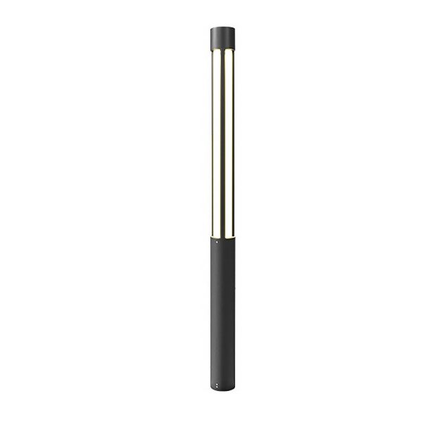 Cylinder Shaped LED Black Modern Outdoor Post Lights Pole Lamp Path Lights - Image 12