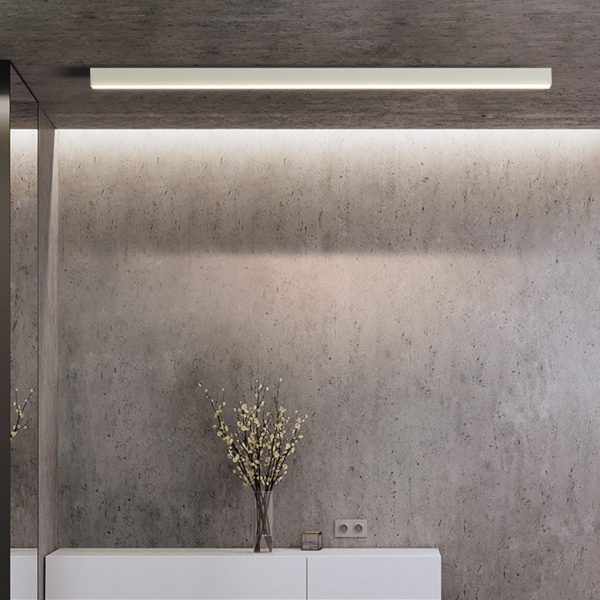 Minimalist Strip Stepless Dimming LED Modern Ceiling Light with Remote Control - Image 7