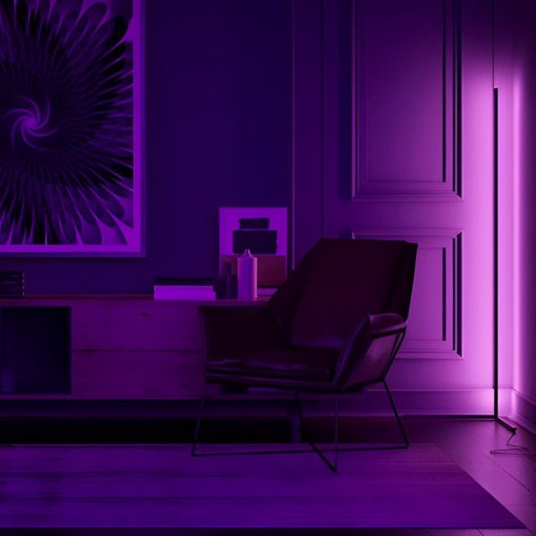 Remote Control RGB Dimmable LED Corner Floor Lamp - Image 6