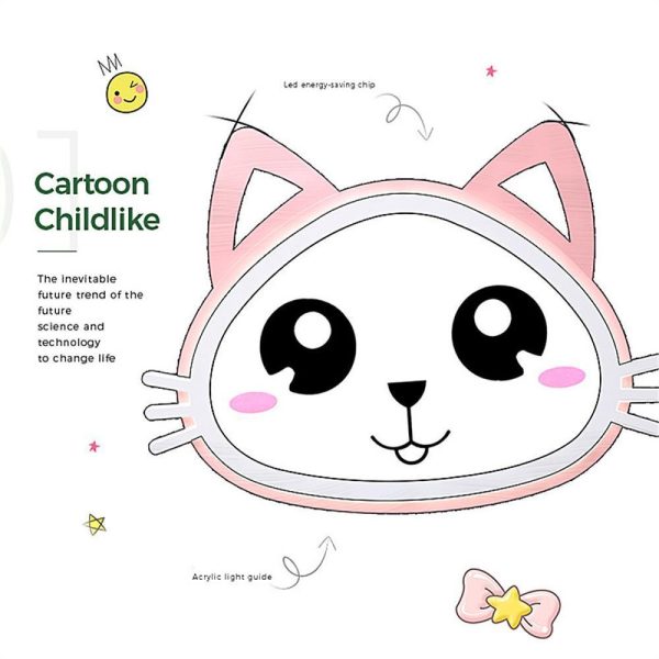 Cartoon Animal Shaped Dimmable LED Pink Modern Ceiling Lights - Image 5
