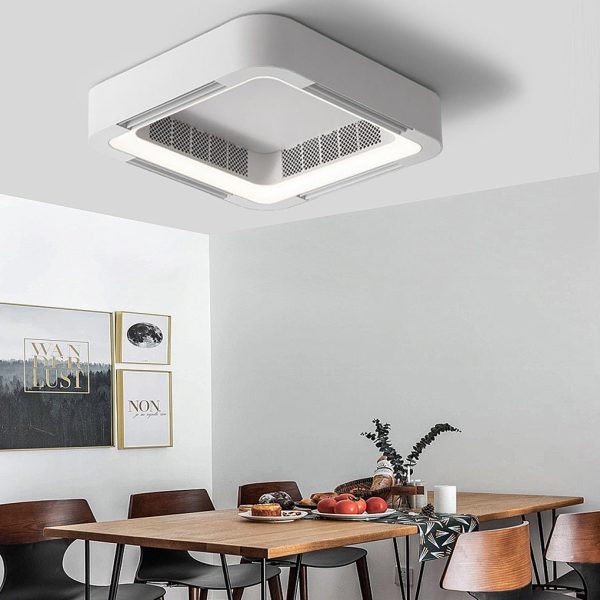 Modern Bladeless Ceiling Fans Lights Inverter Ceiling Fan with Chandelier LED - Image 5