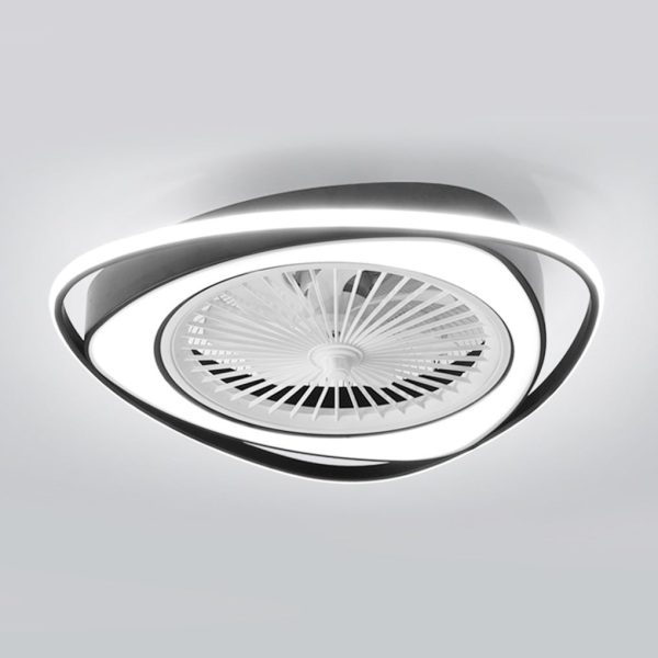 Modern Minimalist Stepless Dimming Invisible Bladeless Ceiling Fan Light for Bedroom - Image 6