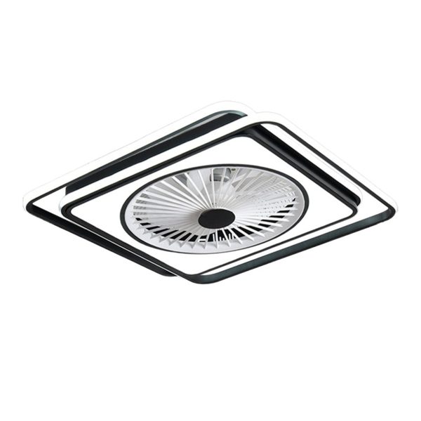 Modern Minimalist Stepless Dimming Invisible Bladeless Ceiling Fan Light for Bedroom - Image 12