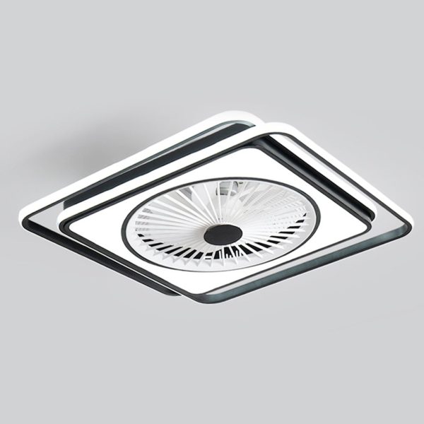 Modern Minimalist Stepless Dimming Invisible Bladeless Ceiling Fan Light for Bedroom - Image 8