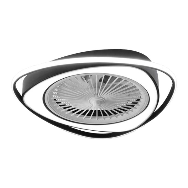 Modern Minimalist Stepless Dimming Invisible Bladeless Ceiling Fan Light for Bedroom - Image 10