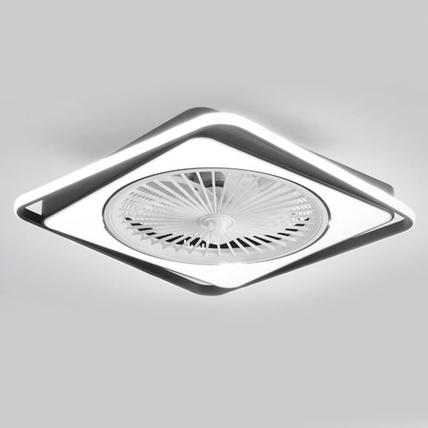 Modern Minimalist Stepless Dimming Invisible Bladeless Ceiling Fan Light for Bedroom - Image 5