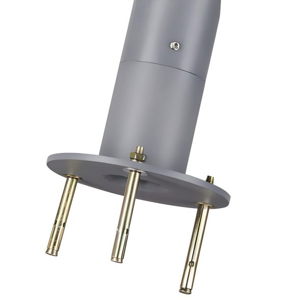 Modern Round Dual Motion Sensor LED Solar Post Lights - Outdoor Pillar Lamp - Image 5