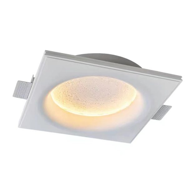 Moon-like Plaster LED Embedded Wall Light Anti-glare for Background Wall - Image 6