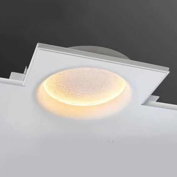 Moon-like Plaster LED Embedded Wall Light Anti-glare for Background Wall - Image 4