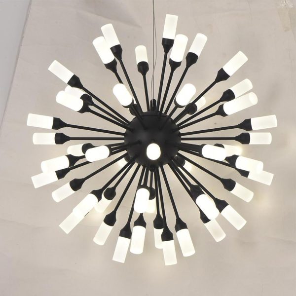 Novelty Cluster Globe Design Chandelier Light Metal Acrylic Ceiling Light - Image 6