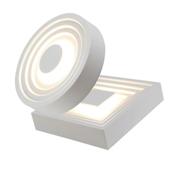 6" Multiple Circles Flush Mount Ceiling Light Geometric LED Light - Image 4