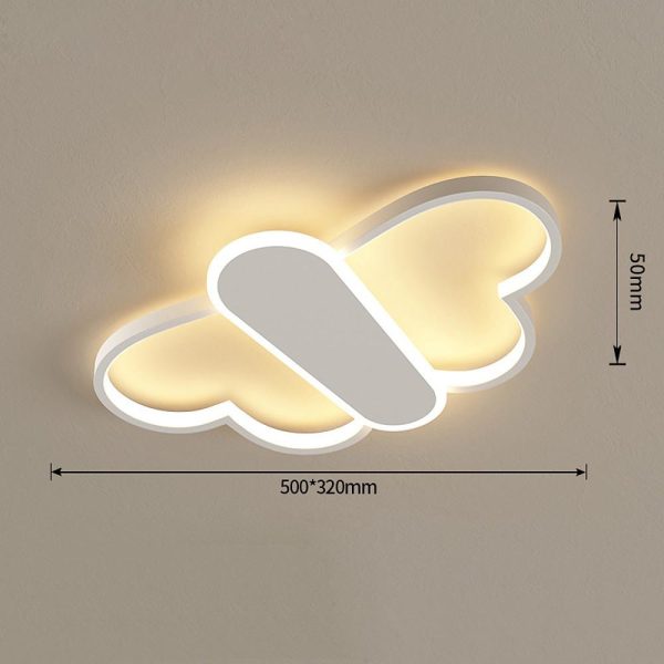 Cartoon Butterflies Shaped LED Dimmable with Remote Modern Ceiling Lights - Image 12