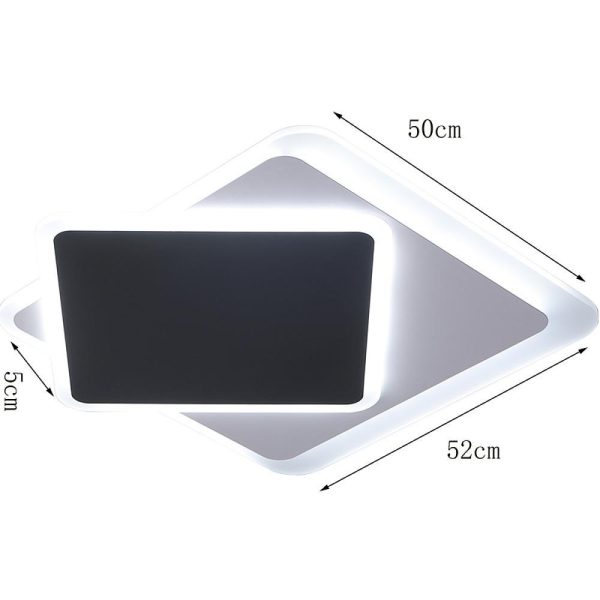 Square Flush Mount Lights LED Baby Kids Lights Bedroom Ceiling Lights - Image 2