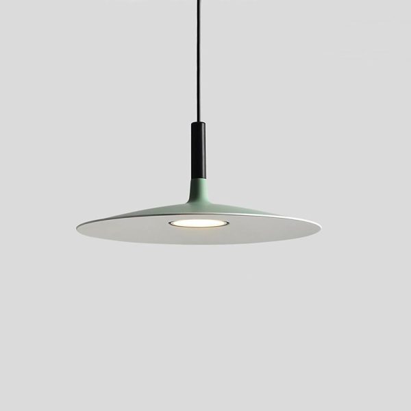Flat Circular Design Industrial Pendant Lighting Modern Metal Kitchen Lighting Dining Room Lighting Ceiling Light - Image 9