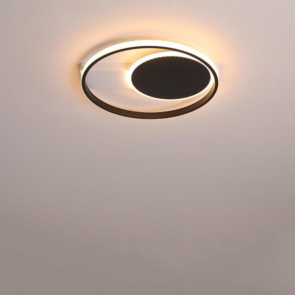 Dual Circle Flush Mount Lights LED Bedroom Ceiling Lights - Image 3