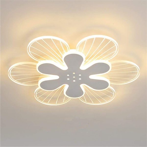 Flowers Shapes LED White Modern Ceiling Lights Flush Mount Lighting - Image 4