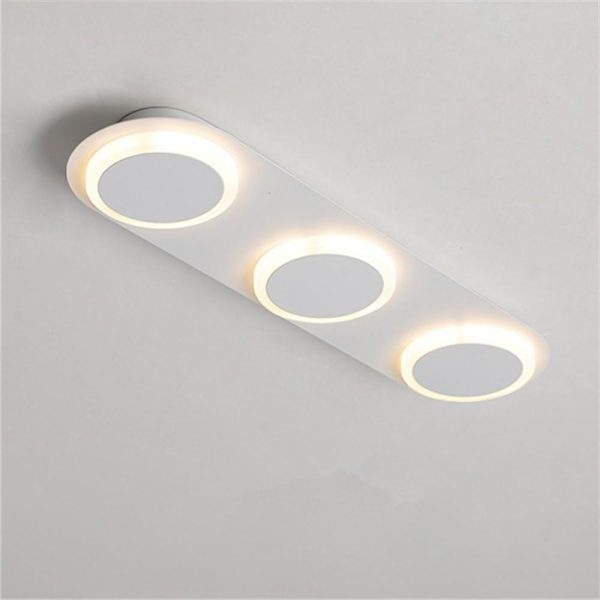 Round Square LED Modern Flush Mount Lighting Ceiling Lights Fixture - Image 10