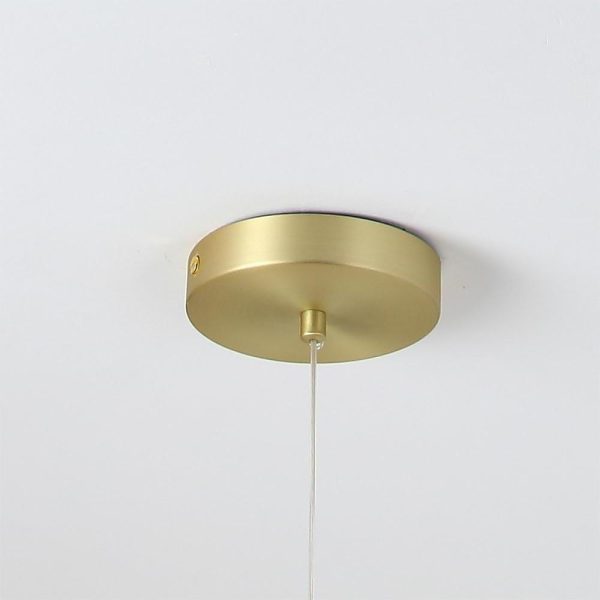 1 Bulb Metal Pendant Lights for Kitchen Island Gold Industiral Ceiling Light - Image 5