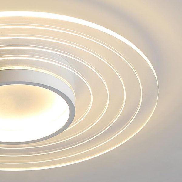 Multiple Circles Dimmable LED Modern Flush Mount Lighting Ceiling Lights - Image 11