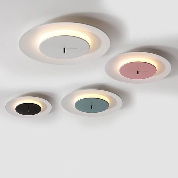 2 Circles LED Modern Flush Mount Lighting Ceiling Lights Hanging Light - Image 3