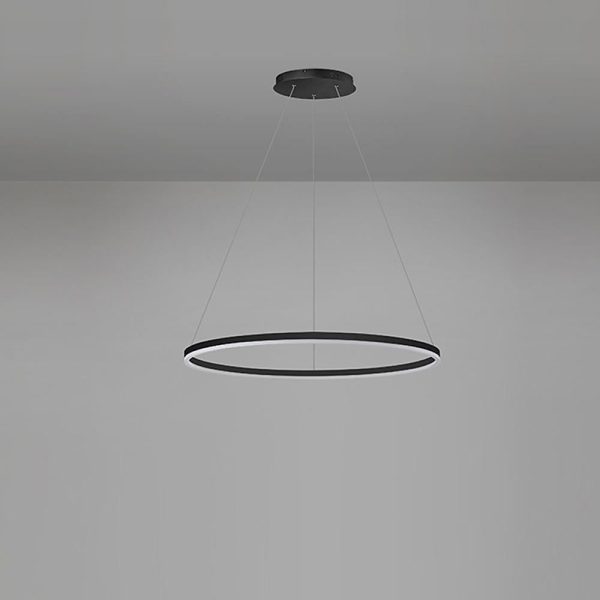 Circle LED Modern Chandelier Pendant Light Hanging Lamp Island Lights - Image 17