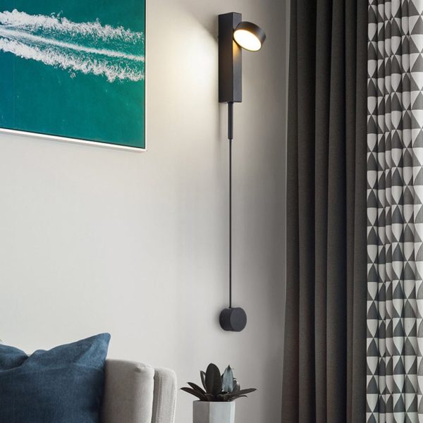 Nordic 180?? Rotatable Adjustable LED Rotary Switch Wall Lamp for Bedside Aisle - Image 5