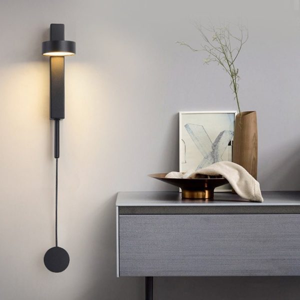 Nordic 180?? Rotatable Adjustable LED Rotary Switch Wall Lamp for Bedside Aisle
