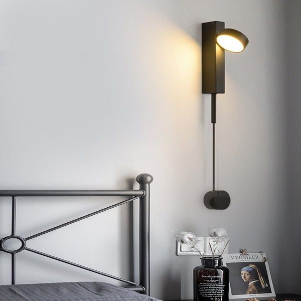 Nordic 180?? Rotatable Adjustable LED Rotary Switch Wall Lamp for Bedside Aisle - Image 3