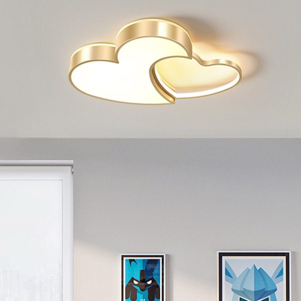 Nordic Creative Heart-shaped High Light Transmittance LED Dimmable Ceiling Lamps - Image 6