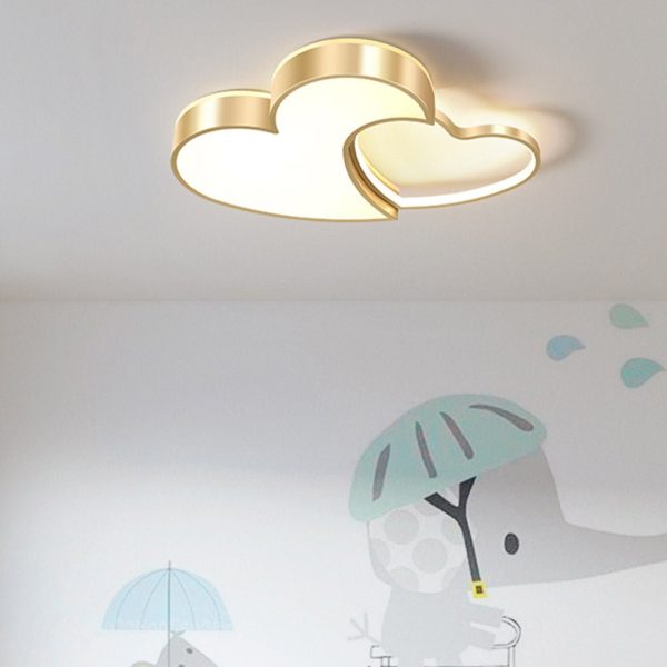 Nordic Creative Heart-shaped High Light Transmittance LED Dimmable Ceiling Lamps - Image 7