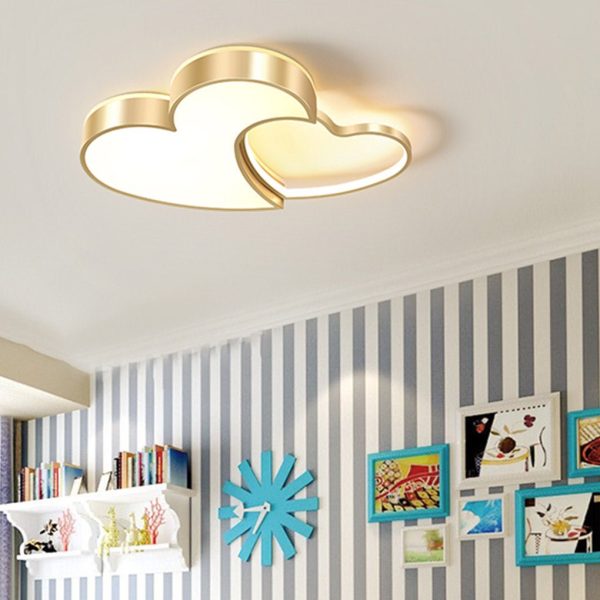 Nordic Creative Heart-shaped High Light Transmittance LED Dimmable Ceiling Lamps - Image 2