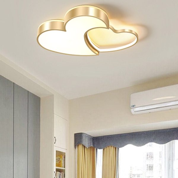 Nordic Creative Heart-shaped High Light Transmittance LED Dimmable Ceiling Lamps - Image 5