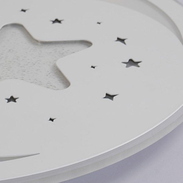 Nordic Creative LED Ultra Thin 3-color Adjustable Ceiling Light with Remote Control - Image 11