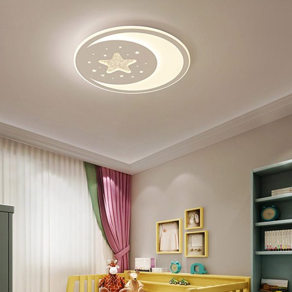 Nordic Creative LED Ultra Thin 3-color Adjustable Ceiling Light with Remote Control - Image 6