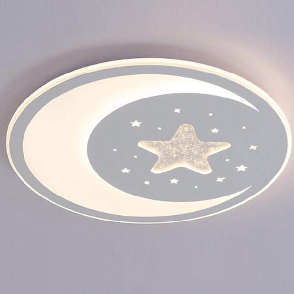Nordic Creative LED Ultra Thin 3-color Adjustable Ceiling Light with Remote Control - Image 8