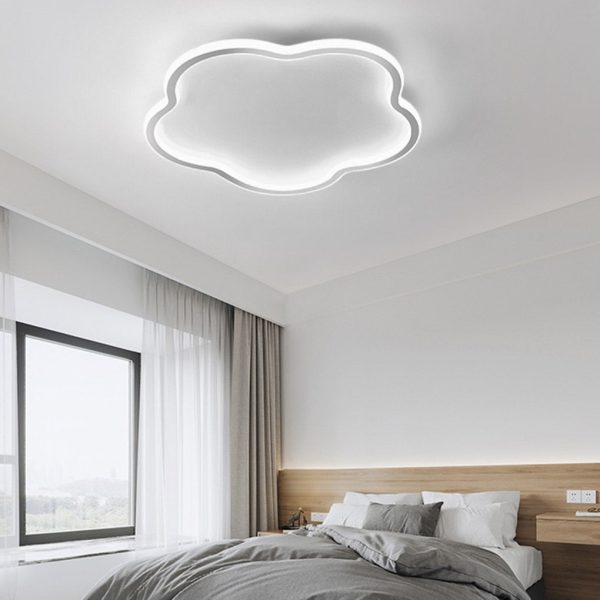 Nordic Creative Ultra-thin Cloud Shape Three Color Adjustable LED Ceiling Lamps - Image 4